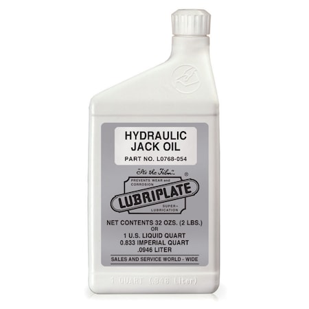 Hydraulic Jack Oil, 12/1 Qts, Iso-32/Sae-10 For All Hydraulic Jacks